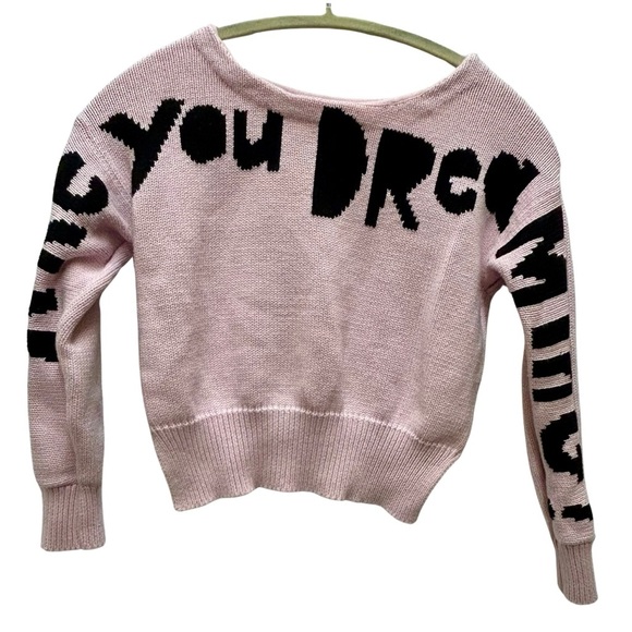 Sonia by Sonia Rykiel “Dream What You Want” Graphic Sweater - Size S - Picture 1 of 4